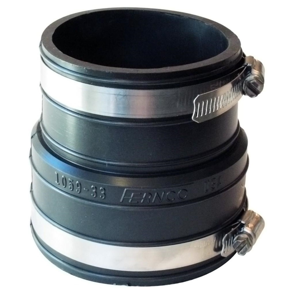 Rubber Coupling+Plug+Hose Clamps