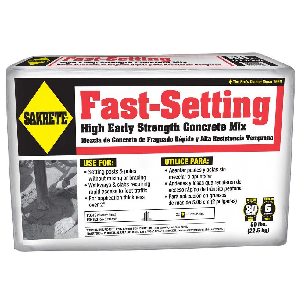 Sakrete Fast-Setting Concrete Mix 50lb