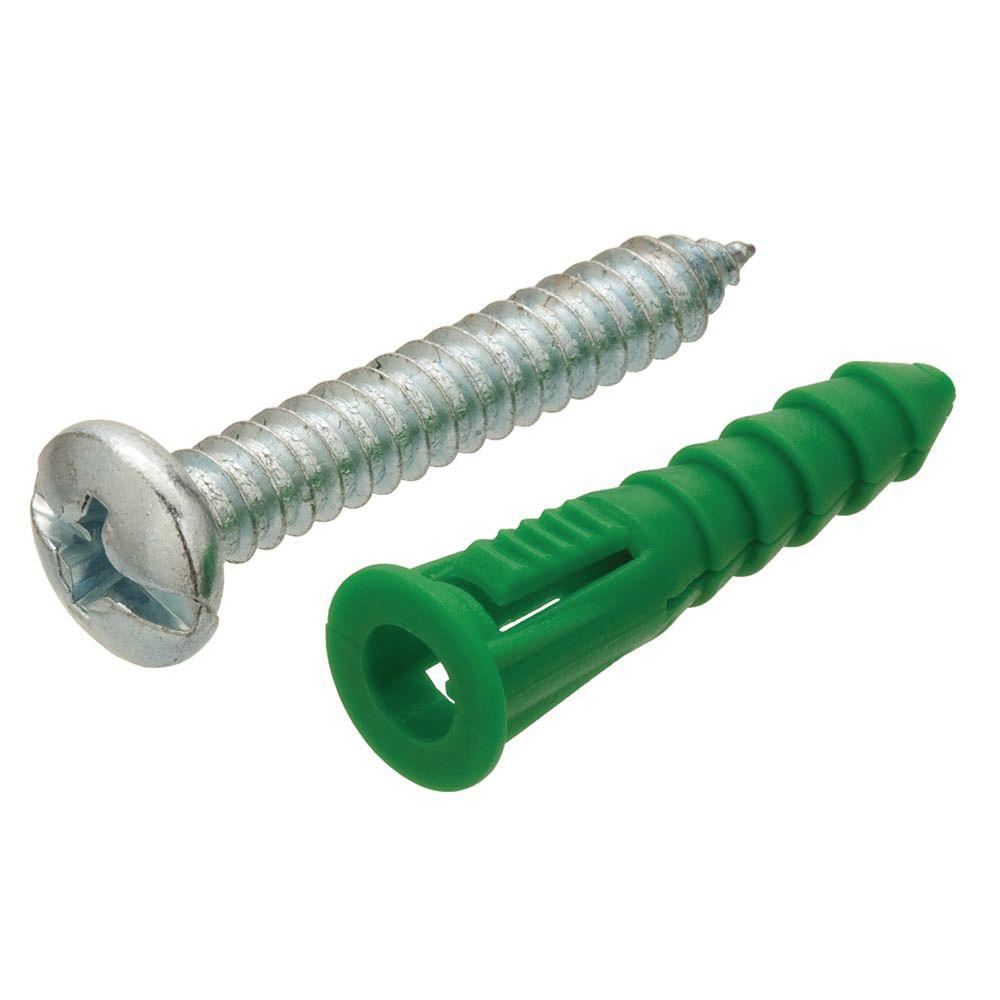 #12-16 Ribbed Anchor w/ Screw 50-Pack