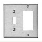2 GANG DECORATOR / GFCI PLATE SS