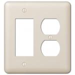 DECOR RECEPTACLE ALMOND 15AMP