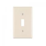 1 GANG TOGGLE PLATE LIGHT ALMOND