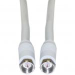 CABLE COAX RG6 WHITE *FOOT*