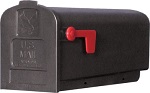 MAILBOX CURBSIDE STANDARD BLACK