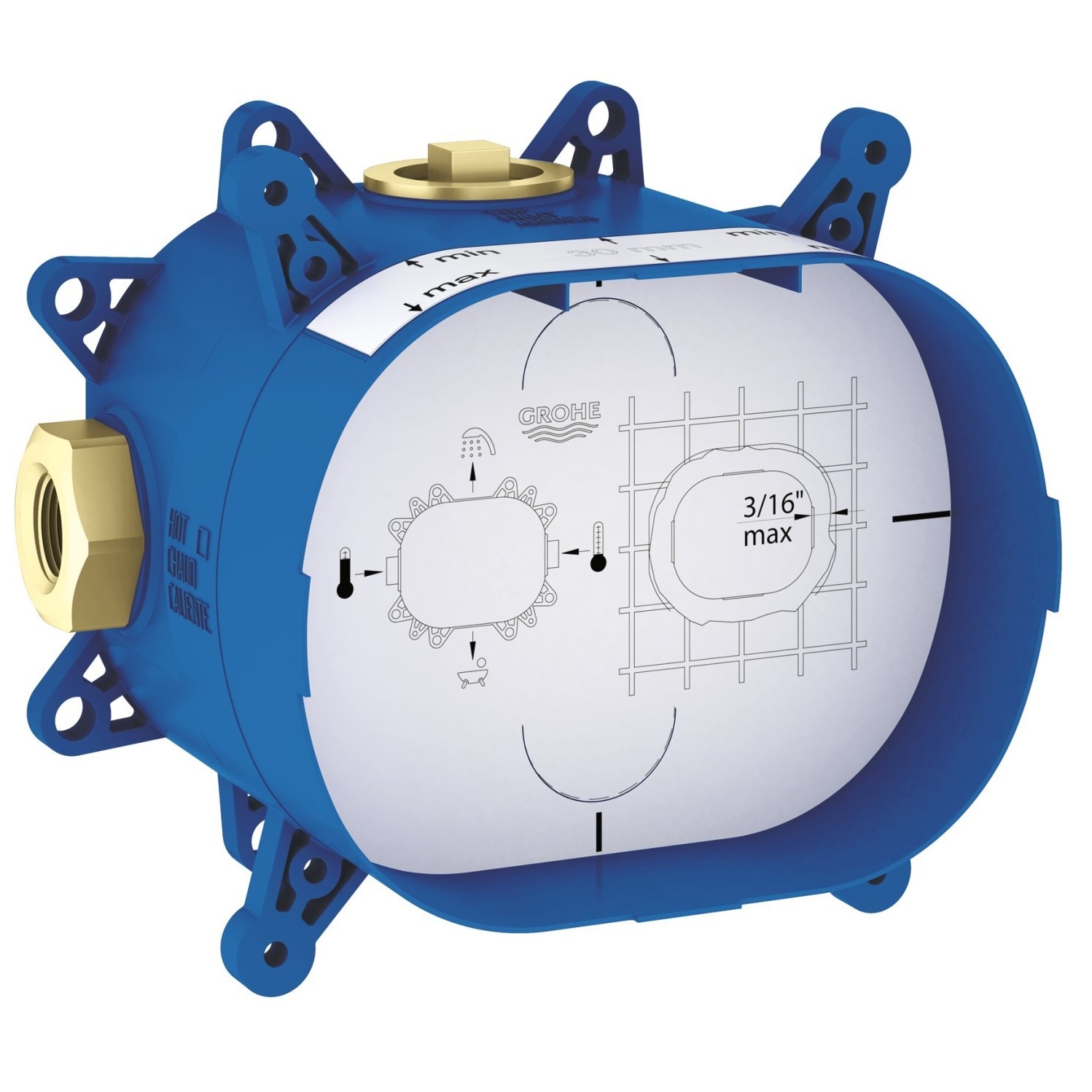 GROHFLEX UNIVERSAL ROUGH VALVE