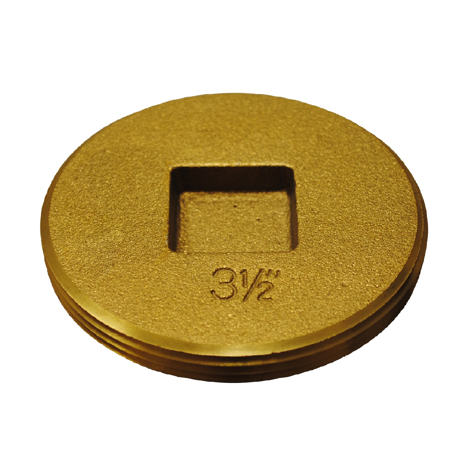 3 1/2" UPC BRASS PLUG