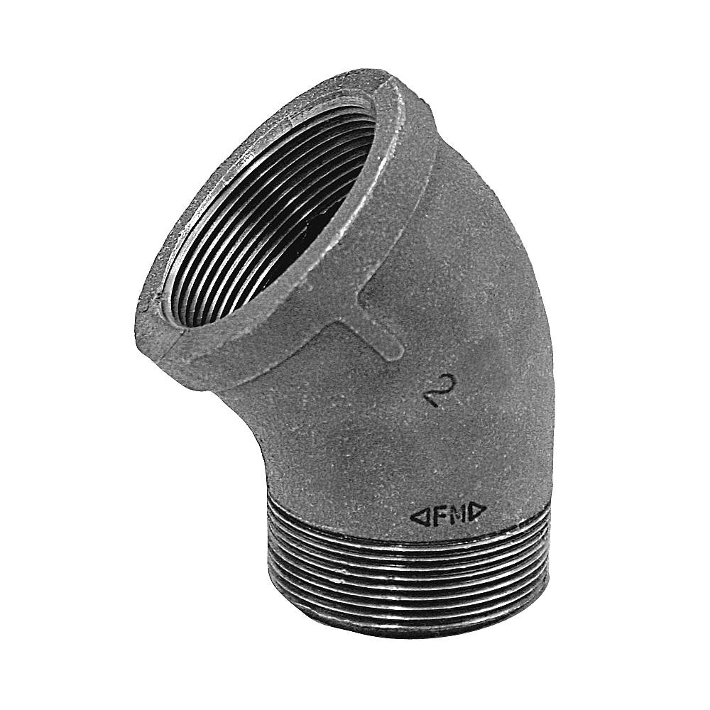3/4" 45 BLACK STREET ELBOW IRON