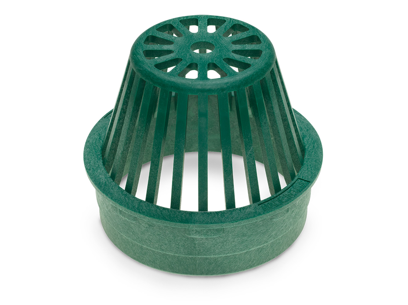6" Atrium Grate Green S&D