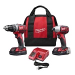 MILW 18V DRILL + IMPACT DRLL KIT