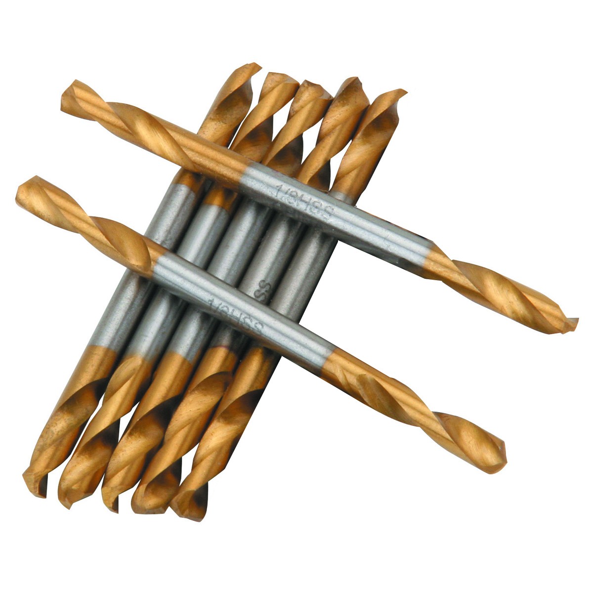 TITANIUM NITRIDE DRILL BITS Bits + Drills + Wire Wheel Brush