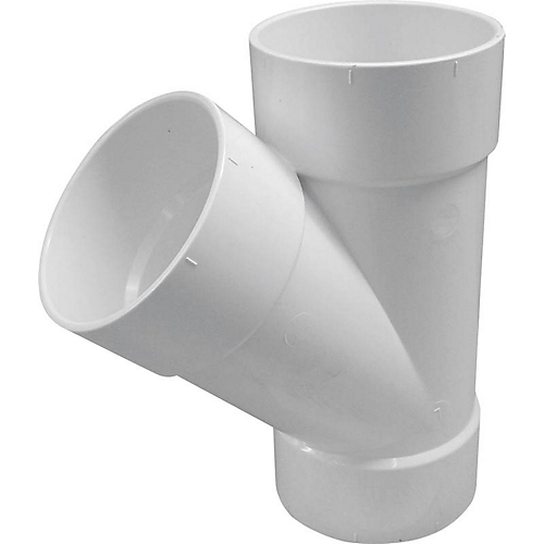 PVC Sewer Drain 45 Degree Wyes | Ads & S&D Fittings