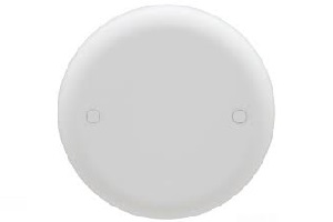 4-3/4" ROUND BLANK PLATE WHITE