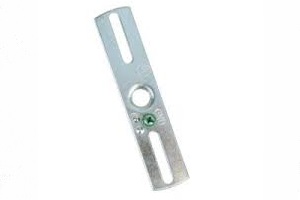 4" FLAT CROSSBAR 1/8 IP ZINC