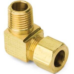BRASS COMPRESSION ADAPTER ELBOWS