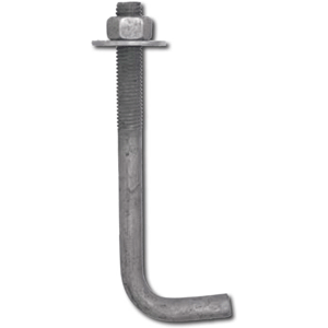 GALVANIZED FOUNDATION J BOLTS