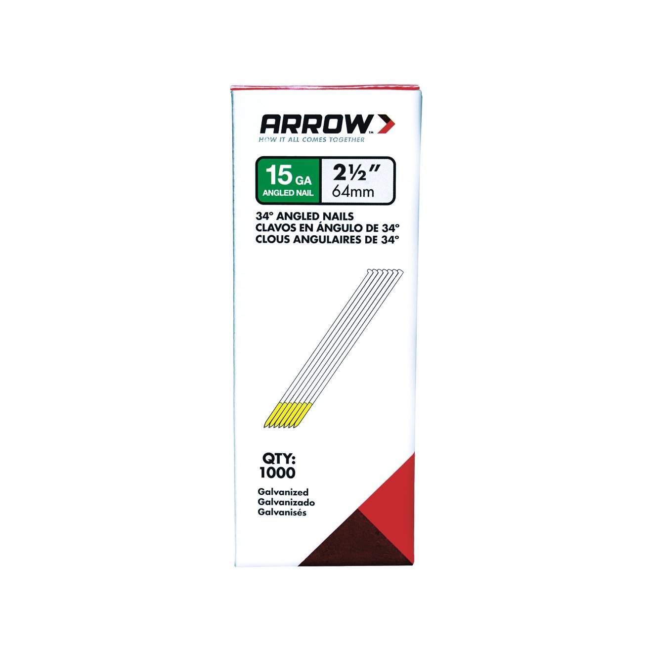 COLLATED GALVANIZED FINISH NAILS