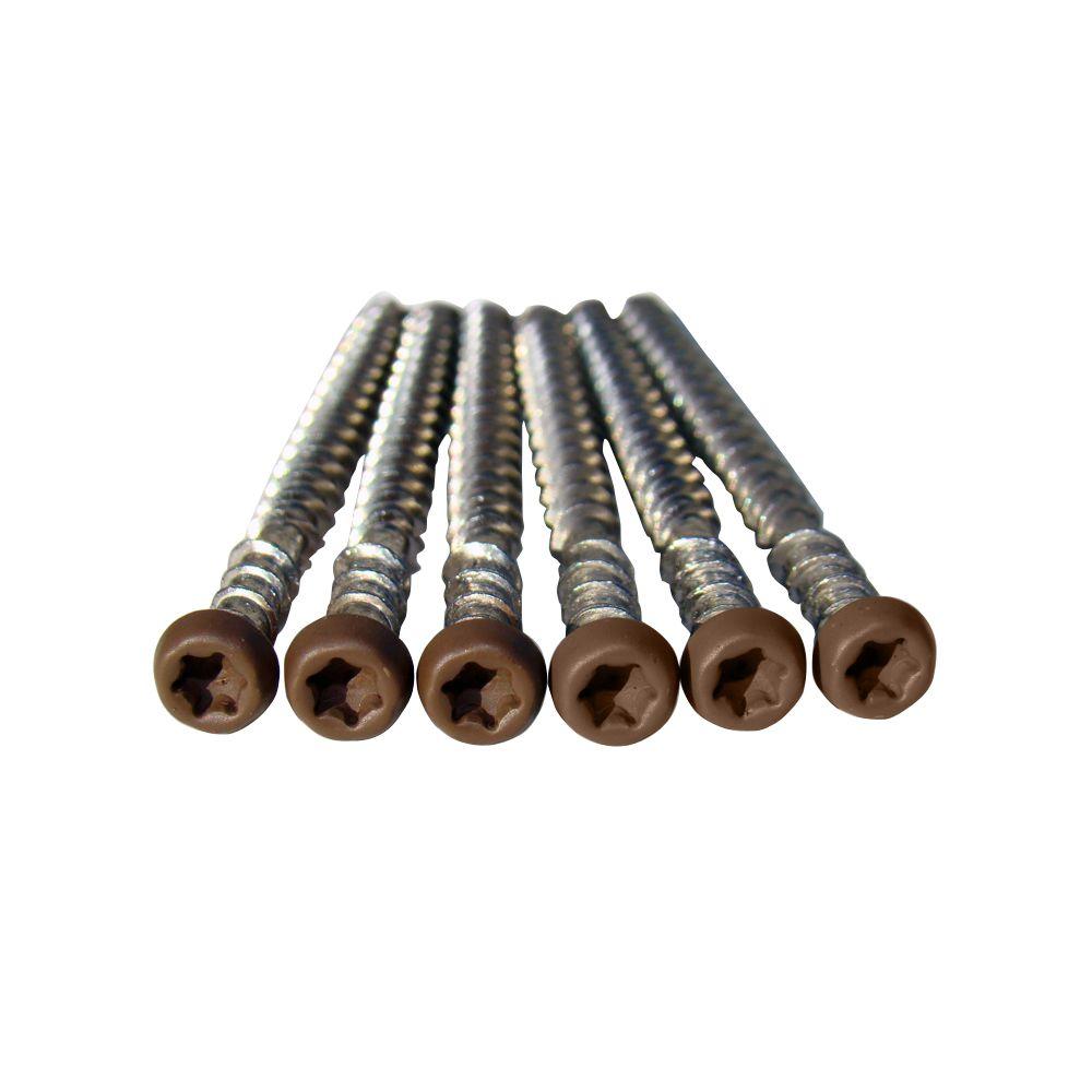 COMPOSITE COLORED FASCIA SCREWS