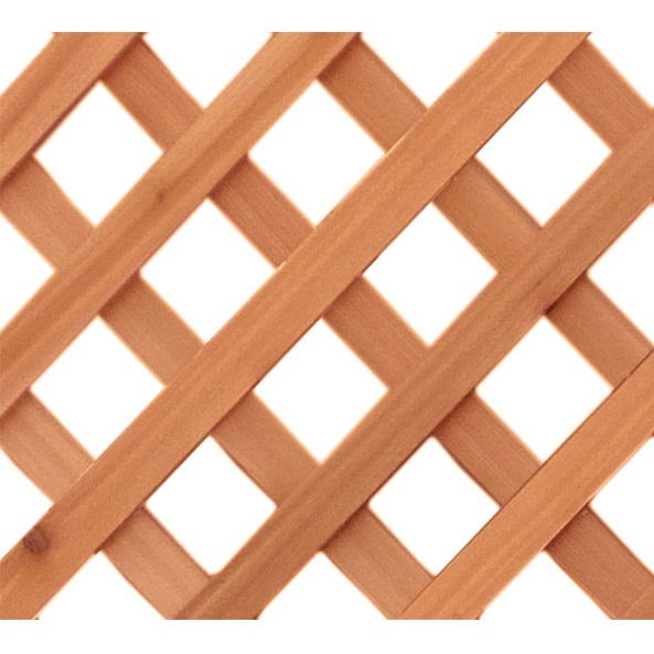 Select Heart Redwood Lattice