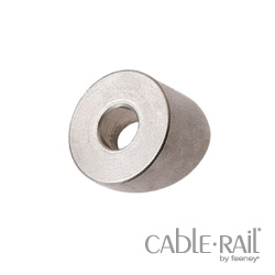9/32" I.D. Threaded Terminal Stainless Steel Beveled Washer 4 Pack