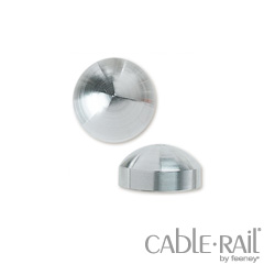 Stainless Steel Dome End Cap 4 Pack