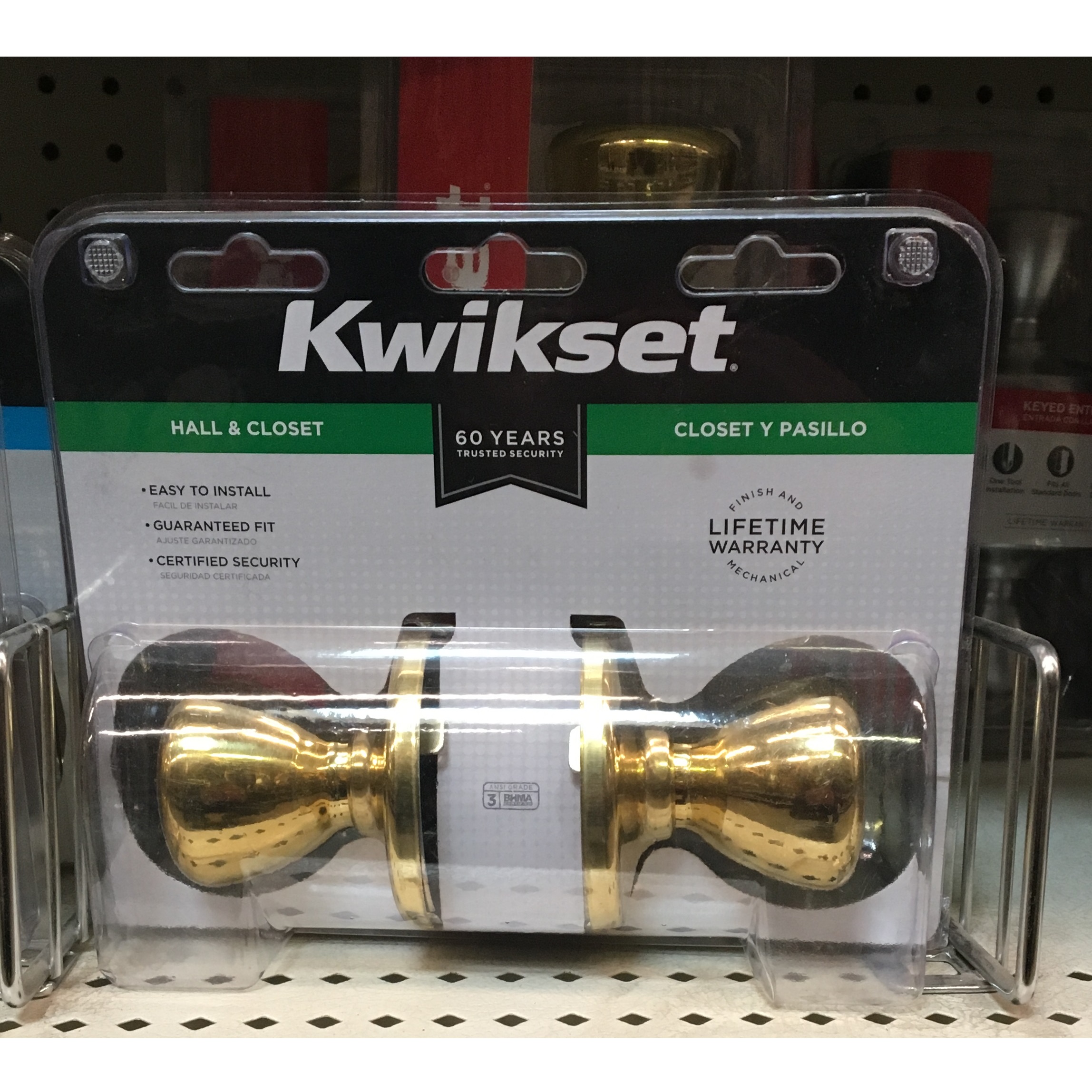 KWIKSET TYLO PASSAGE BRT BRS