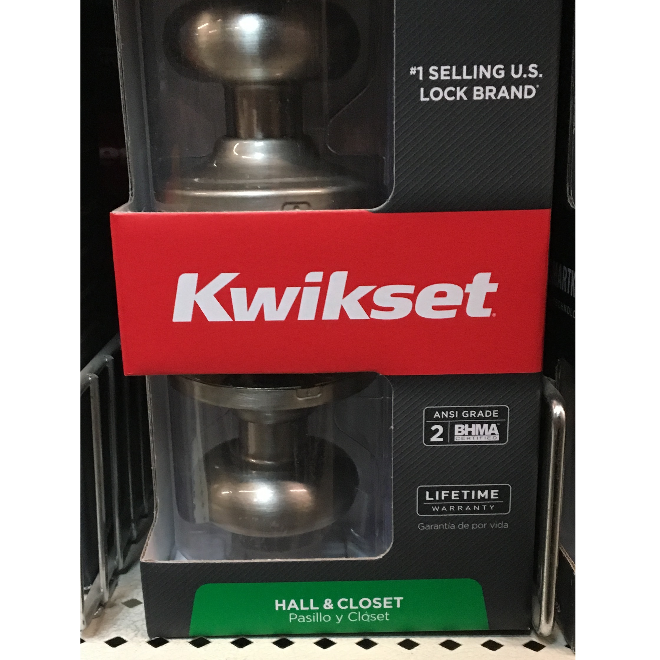 KWIKSET JUNO PASSAGE S.NICKEL