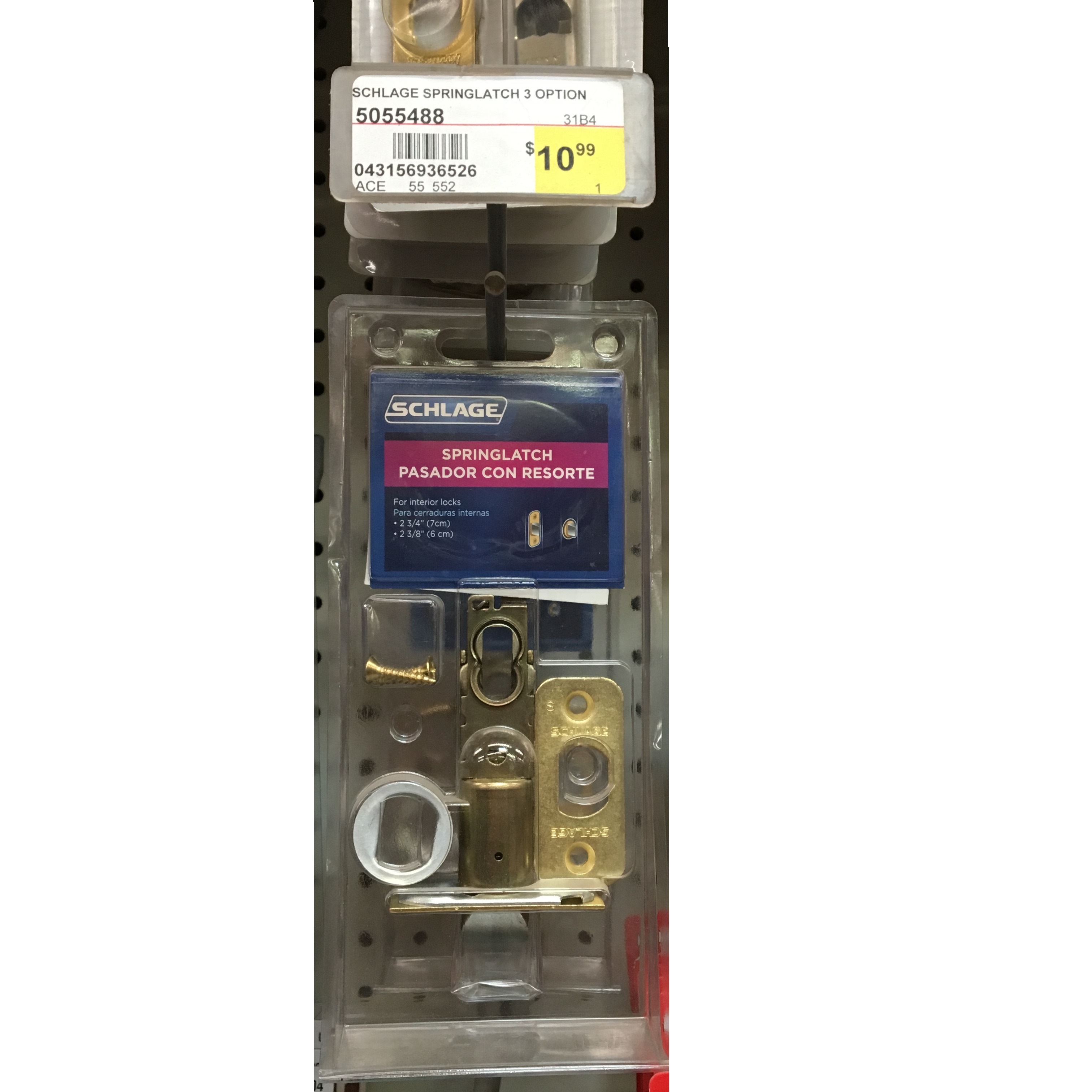 SCHLAGE SPRINGLATCH 3 OPTION