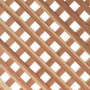 1" x 2' x 8'  Redwood Select Heart Privacy Lattice