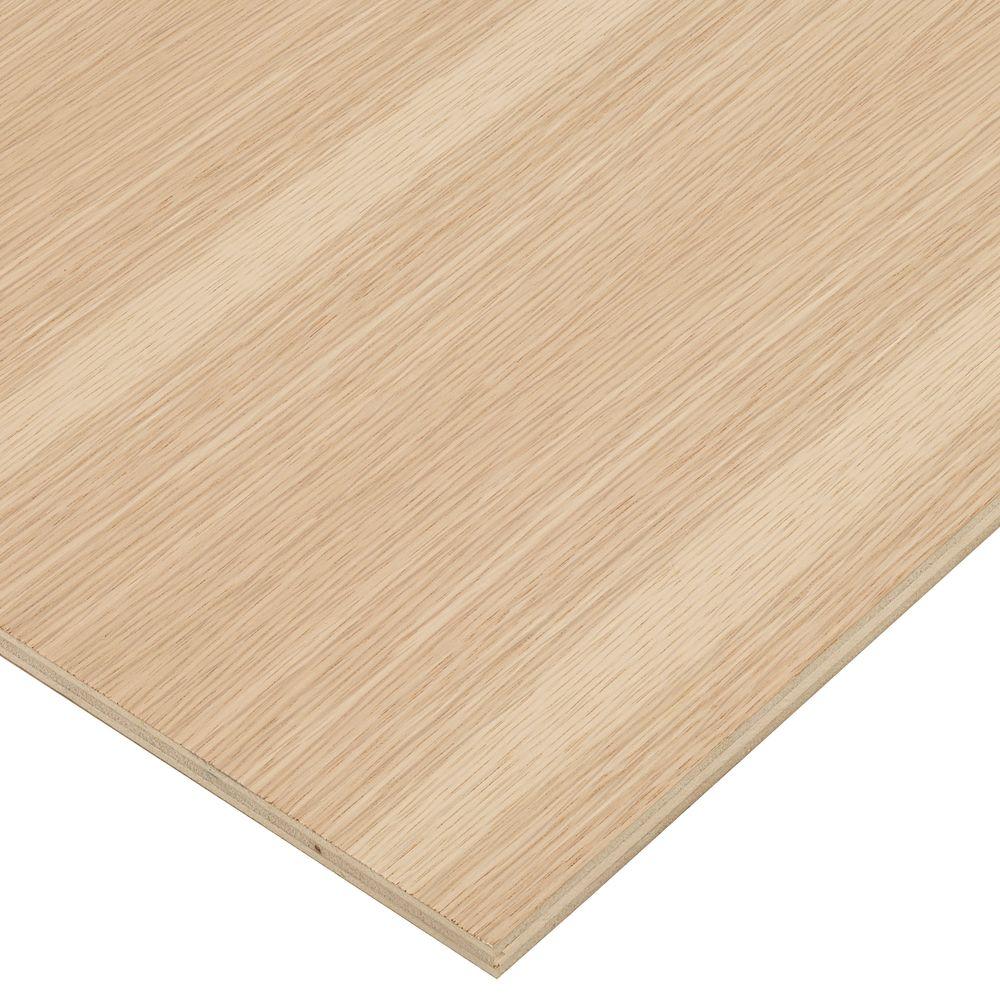 1/2" (12mm)  4' x 8' Oak Plywood Good 1 Side