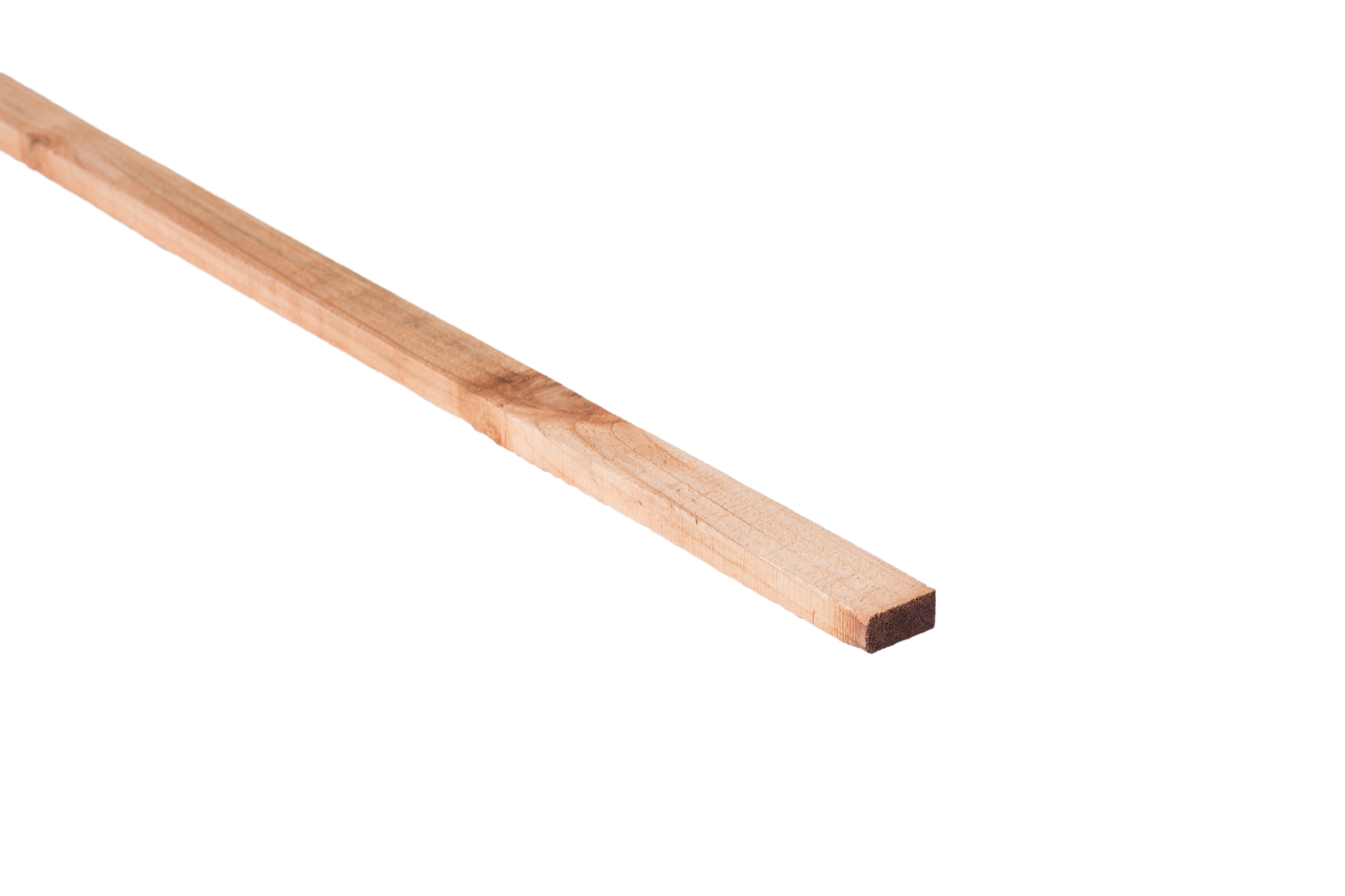 1" x 2" - 8' Select Heart Rough Redwood