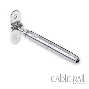 Quick-Connect Surface Mount Swivel Turnbuckle 1/8"