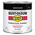 Rustoleum Gloss Black 1/2 Pint