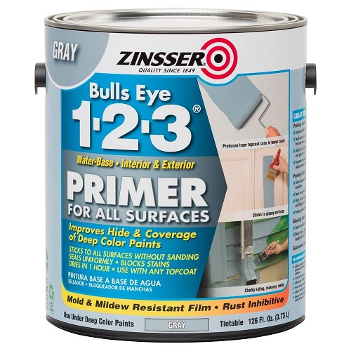 Zinsser Bulls Eye 123 Primer Gallon Gray