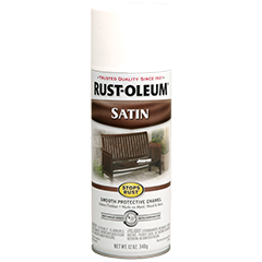Rustoleum Spray White Satin
