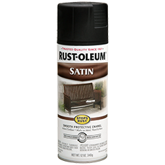 Rustoleum Spray Black Satin