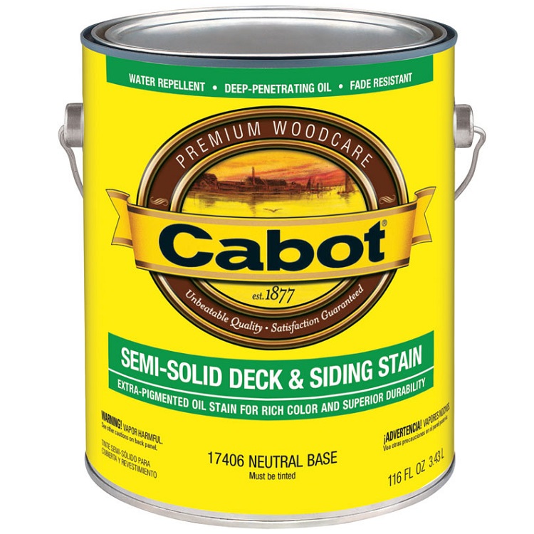 Cabot Semi-Solid Neutral Gallon
