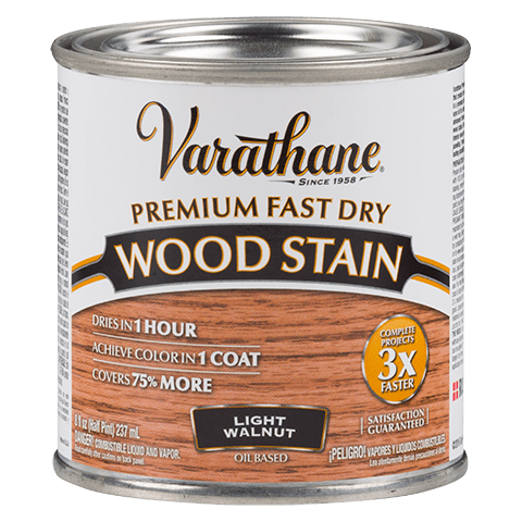 Varathane Stain Light Walnut 1/2 Pint