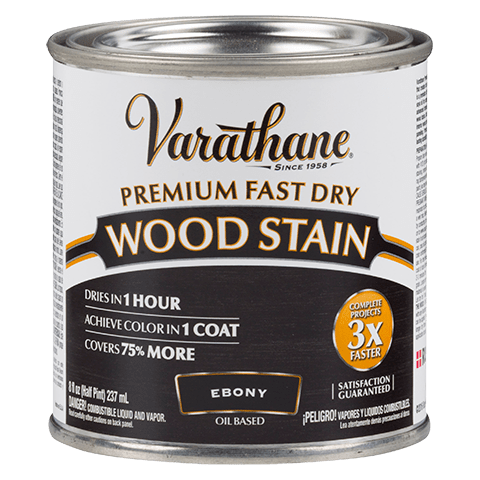 Varathane Stain Ebony 1/2 Pint