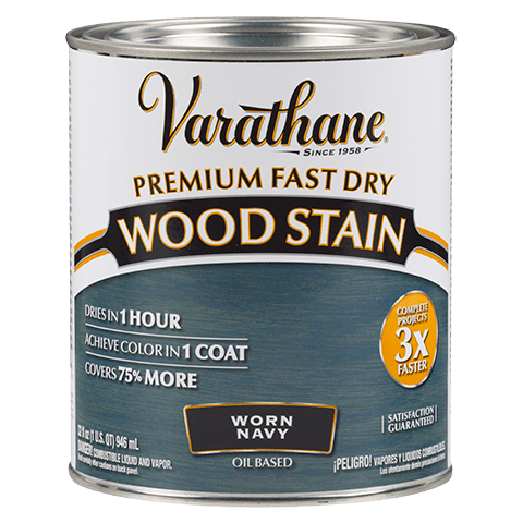 Varathane Stain Worn Navy Quart