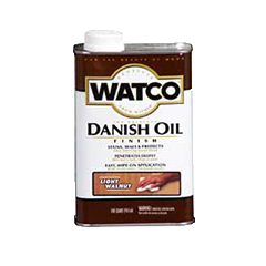 WATCO Danish Oil Finish Light Walnut Quart