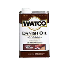 WATCO Danish Oil Finish Black Walnut Quart