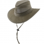 Cloth Aussie Hat with Chin Cord (Olive)