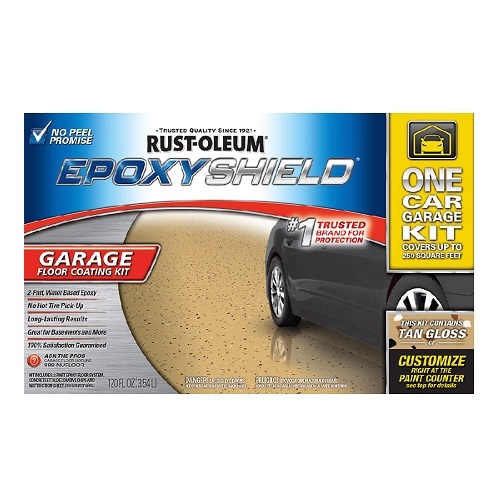EpoxyShield Garage Floor Kit Tan