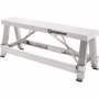 BuildMan Heavy Duty Aluminum Adjustable Height Drywall Bench 18" - 30"