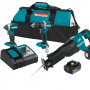 Makita Hammer Recipro Saw Kit 3PC