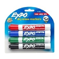 Dry Erase Markers 4 Colors