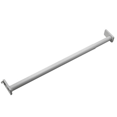 18" - 30" Adjustable Closet Rod White