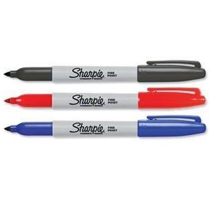 Sharpie Fine Black/Blue/Red 3 Pack