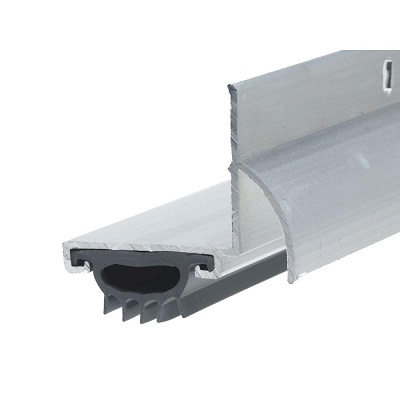 36" L-Shaped Door Shoe with Drip Cap Aluminum