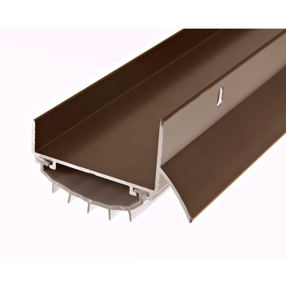 1-3/4" x 48" Door Shoe with Drip Cap Bronze